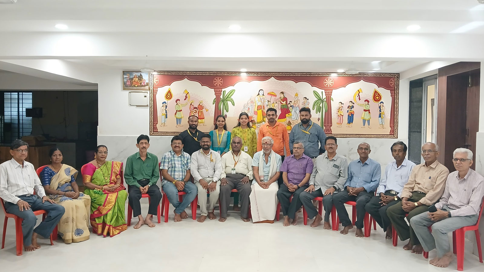 Board of Directors with Staffs - Shree Subrahmanya Sahakara Sangha